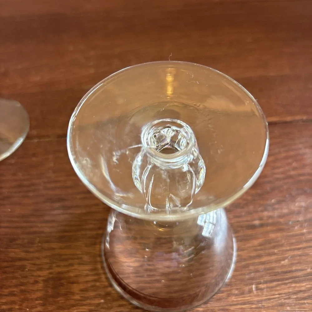 Libbey Glass Company‎ Moonmist Liquor Cocktail Glass Set Of 2